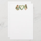  Valentijn Cherubs Briefpapier (Voorkant / Achterkant)