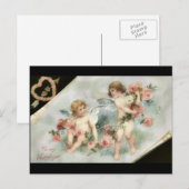  Valentijn Cherubs Feestdagenkaart (Voorkant / Achterkant)