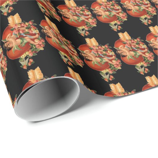  Valentijn Cherubs & Hearts Cadeaupapier (Rol Hoek)