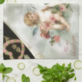  Valentijn Cherubs Theedoek (Gevouwen)