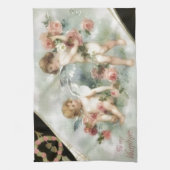  Valentijn Cherubs Theedoek (Verticaal)