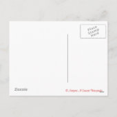 Valentijn Chipmunk Feestdagenkaart (Achterkant)