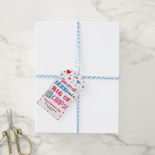 Valentijn Chips Labels, Classroom Valentijns Label Cadeaulabel (Met Touw)