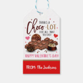 Valentijn Chocolade Snoep Gift Label Cadeaulabel (Voorkant)