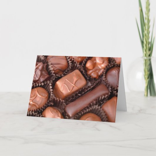 Valentijn Chocolates Holiday Kaart (Voorkant)