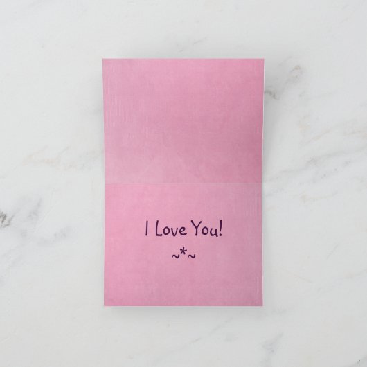 Valentijn Choo Choo Train Wenskaart Feestdagen Kaart (Binnen)