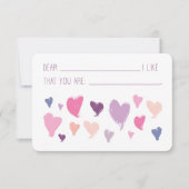 Valentijn Classroom Compliment Card Kaart (Voorkant)