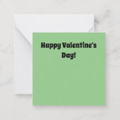 Valentijn Classroom Kaart, jij bent een gem valent Notitiekaartje (Achterkant)