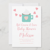 Valentijn Coca Campfire Mok Girl Baby shower Roze Kaart (Voorkant)