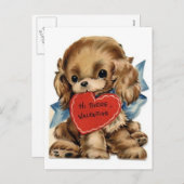  Valentijn Cocker Spaniel Feestdagenkaart (Voorkant / Achterkant)