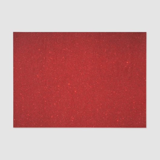 Valentijn Collectie Plain Red Glitter Tissuepapier (Voorkant)