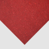Valentijn Collectie Plain Red Glitter Tissuepapier (Detail)