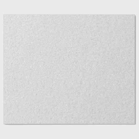 Valentijn Collectie Plain White Glitter Cadeaupapier (Vlak)