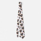 Valentijn Colorful Heart Stropdas (Achterkant)