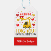 Valentijn constructie geschenk Label Cadeaulabel (Voorkant)