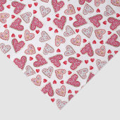 Valentijn Cookie Collage Tissuepapier (Detail)