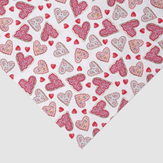 Valentijn Cookie Collage Tissuepapier (Detail)
