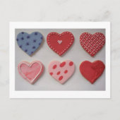 Valentijn Cookie Hearts Feestdagenkaart (Voorkant)