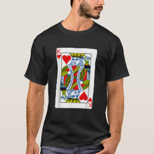 Valentijn Costume van de hartenspeelkaart T-shirt