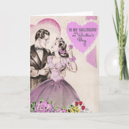 Valentijn Couple Feestdagen Kaart