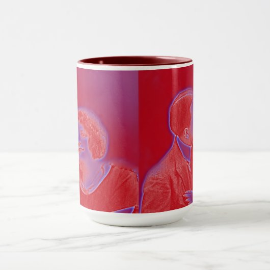 Valentijn Couple in rood Mok (Midden)