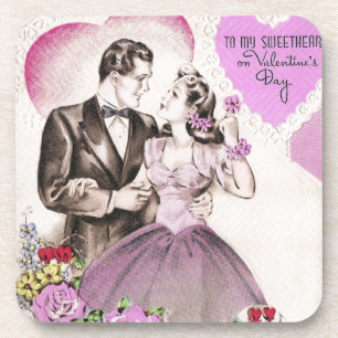 Valentijn Couple Onderzetter