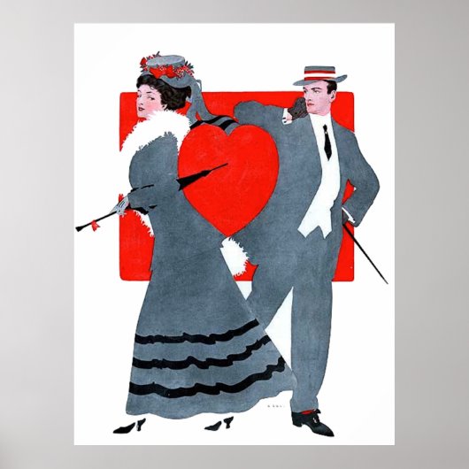 Valentijn Couple Poster (Voorkant)