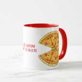 Valentijn Couples Matching Cute Pizza Jongen Mok (Voorkant rechts)