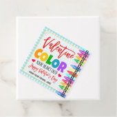 Valentijn Crayon Gift Label (In situ)