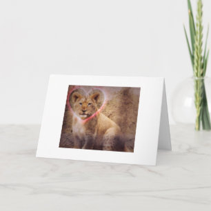 Valentijn Cub Feestdagen Kaart