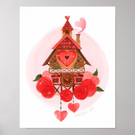 Valentijn Cuckoo Clock Art Print