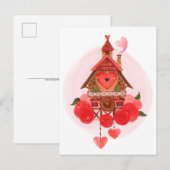 Valentijn Cuckoo Clock Briefkaart (Voorkant / Achterkant)