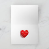  valentijn cuipid, Be, Mine, XXXOO Feestdagen Kaart (Binnen)