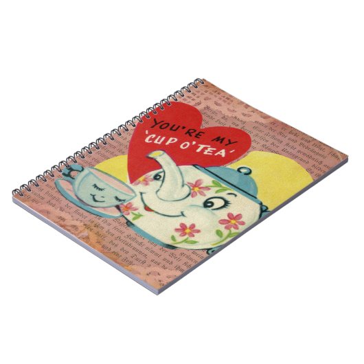  Valentijn Cup in Tea Notitieboek (Linkerzijde)