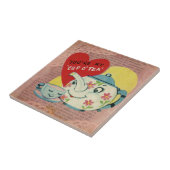  Valentijn Cup in Tea Tegeltje (Zijkant)