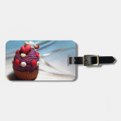 Valentijn Cupcake Bagagelabel (Voorkant horizontaal)