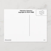 Valentijn Cupcake Feestdagenkaart (Achterkant)