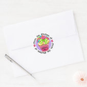 Valentijn Cupcake Kitchen Sticker (Envelop)