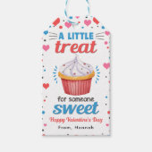 Valentijn Cupcake Labels, Classroom Valentijns Lab Cadeaulabel (Voorkant)