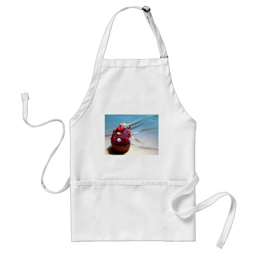 Valentijn Cupcake Standaard Schort (Voorkant)