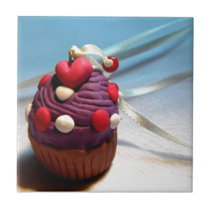 Valentijn Cupcake Tegeltje