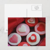 Valentijn Cupcakes Feestdagenkaart (Voorkant / Achterkant)