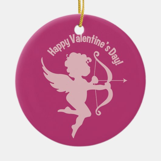 Valentijn Cupid aangepast ornament (Voorkant)