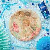  valentijn cupid angel 1 papieren bordje (Feest)