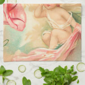 valentijn cupid angel 1 theedoek (Gevouwen)