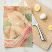 valentijn cupid angel 1 theedoek (Quarter Fold)