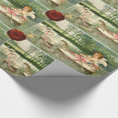 VALENTIJN CUPID, GEPULEERD DOOR SWANEN, RODE WAX S CADEAUPAPIER (Hoek)