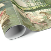 VALENTIJN CUPID, GEPULEERD DOOR SWANEN, RODE WAX S CADEAUPAPIER (Rol Hoek)