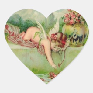 Valentijn Cupid Heart Stickers