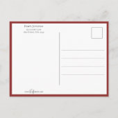 Valentijn Cupid met roze rozen Briefkaart (Achterkant)